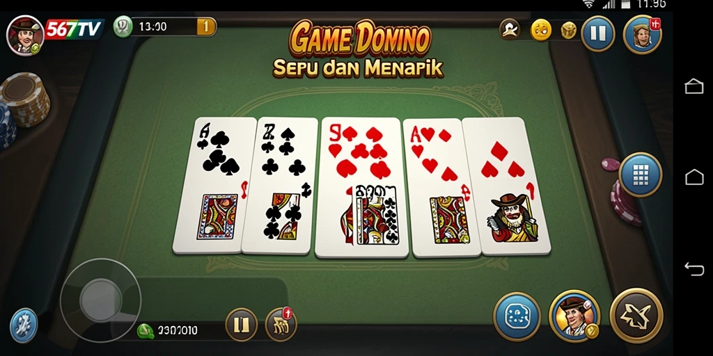 Gameplay seru dan menantang dari 567TV dalam permainan Domino.