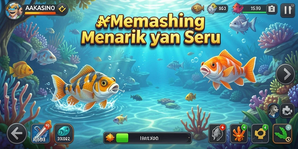 Tangkapan ikan besar dalam gameplay menarik AAKASINO.