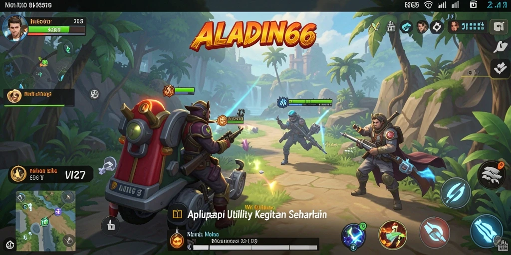 Tampilan antarmuka utama ALADIN66 yang menarik dan fungsional.
