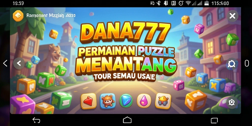Tampilan gameplay DANA777 yang seru dan penuh warna.