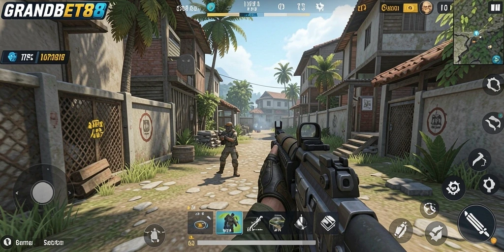 Tampilan gameplay seru dari GRANDBET88 yang penuh aksi.