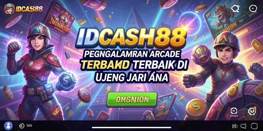 Tampilan mendebarkan dari gameplay Arcade IDCASH88 yang menarik.