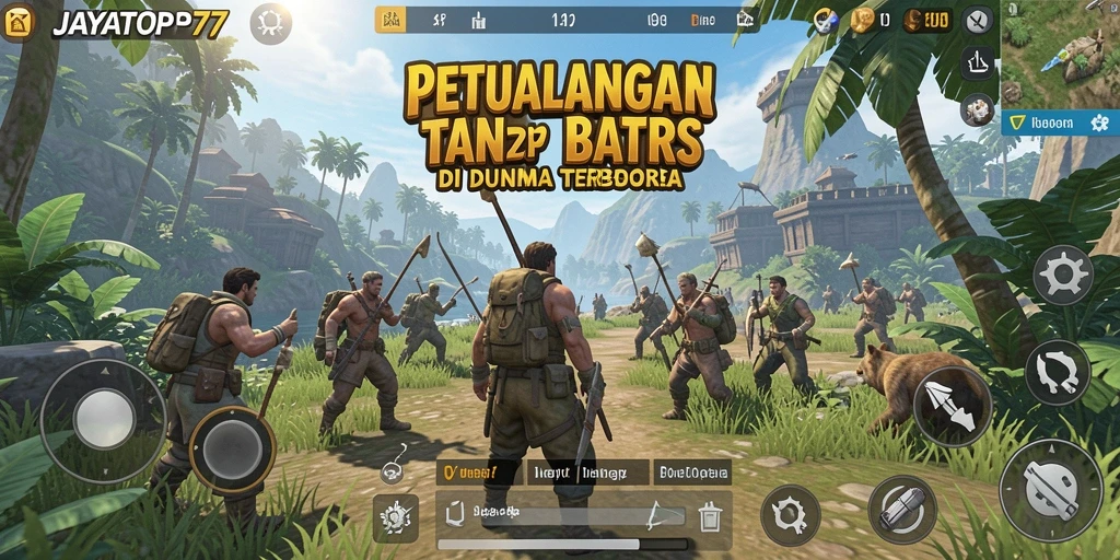 Tampilan menarik dari gameplay Open World JAYATOP77