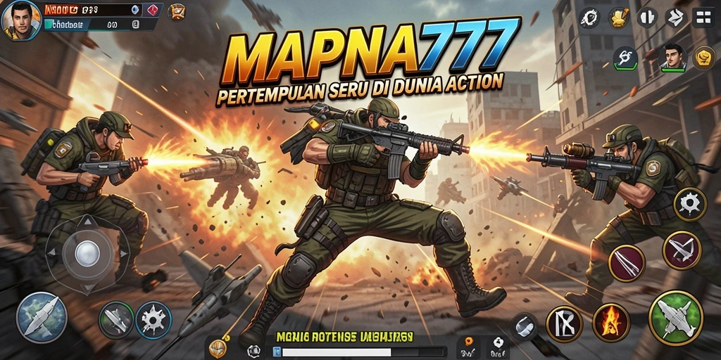 Screenshot gameplay MAPNA777 dengan aksi seru dan karakter menarik.