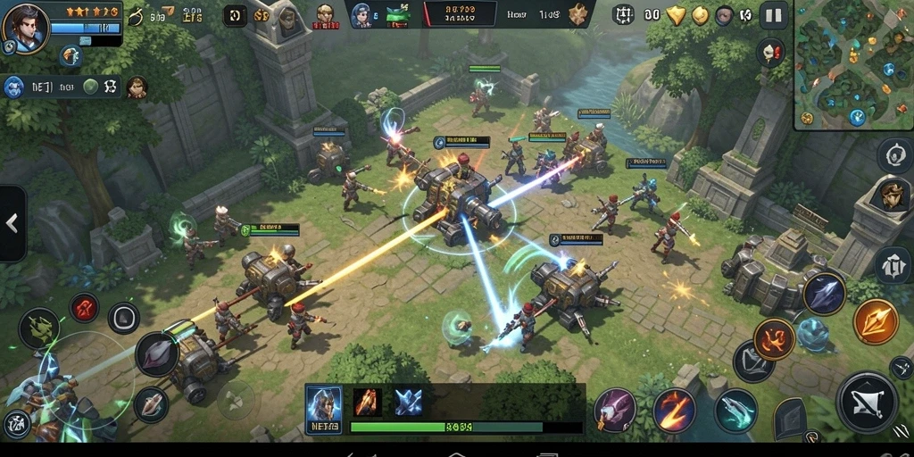 Screenshot utama NET29 menampilkan aksi seru dalam pertempuran SLG.