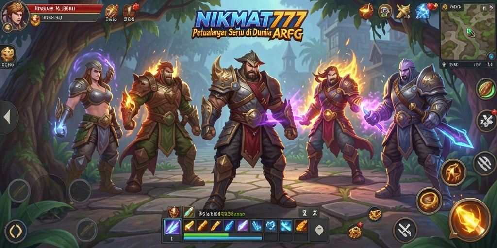 Tampilan gameplay ARPG yang memukau dan dinamis.