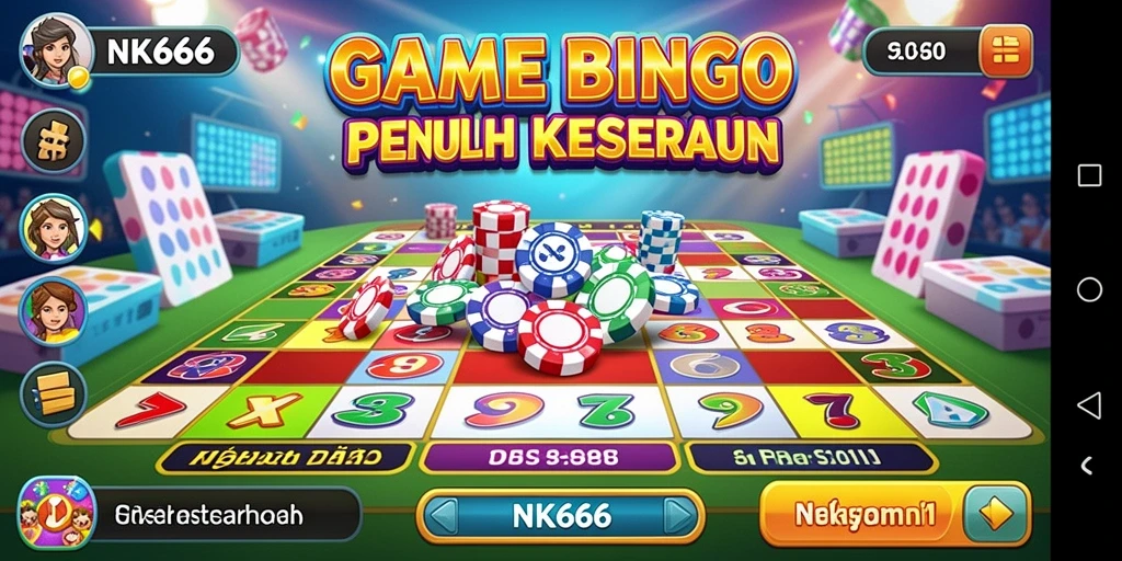 Tangkapan layar utama game Bingo NK666 dengan gameplay seru.
