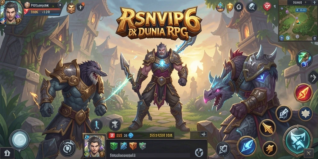 Tampilan gameplay RSNVIP6 yang penuh aksi dan petualangan.