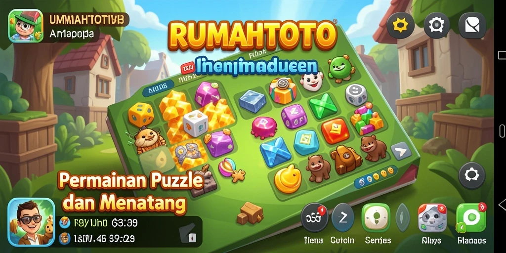 Tampilan gameplay RUMAHTOTO yang memikat dan menantang.