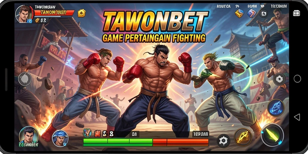 Tampilan seru dari gameplay TAWONBET yang mendebarkan.