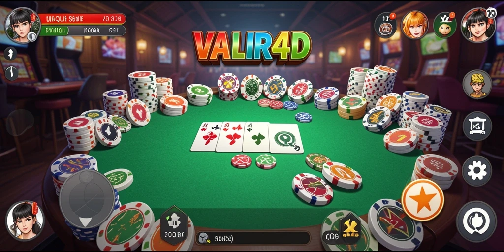 Screenshot gameplay QiuQiu VALIR4D yang menarik dan seru.